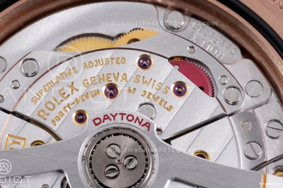 Sub-dial Oyster 784 126505 Dial Bracelet Gain 1:1 ZeroBulk VSF Edition Daytona On DD Black Best Weight RG 0220